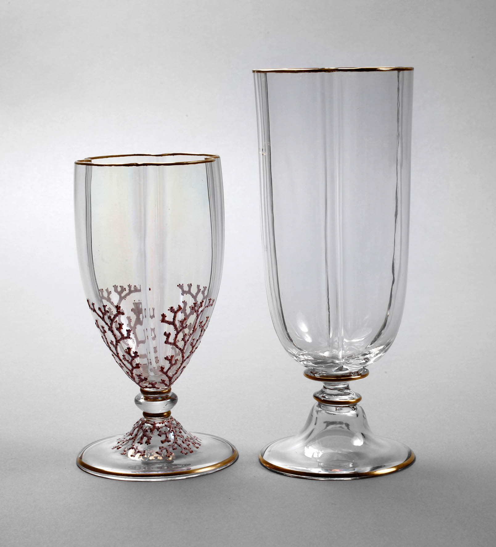 Lobmeyr Wien zwei feine Trinkgläser