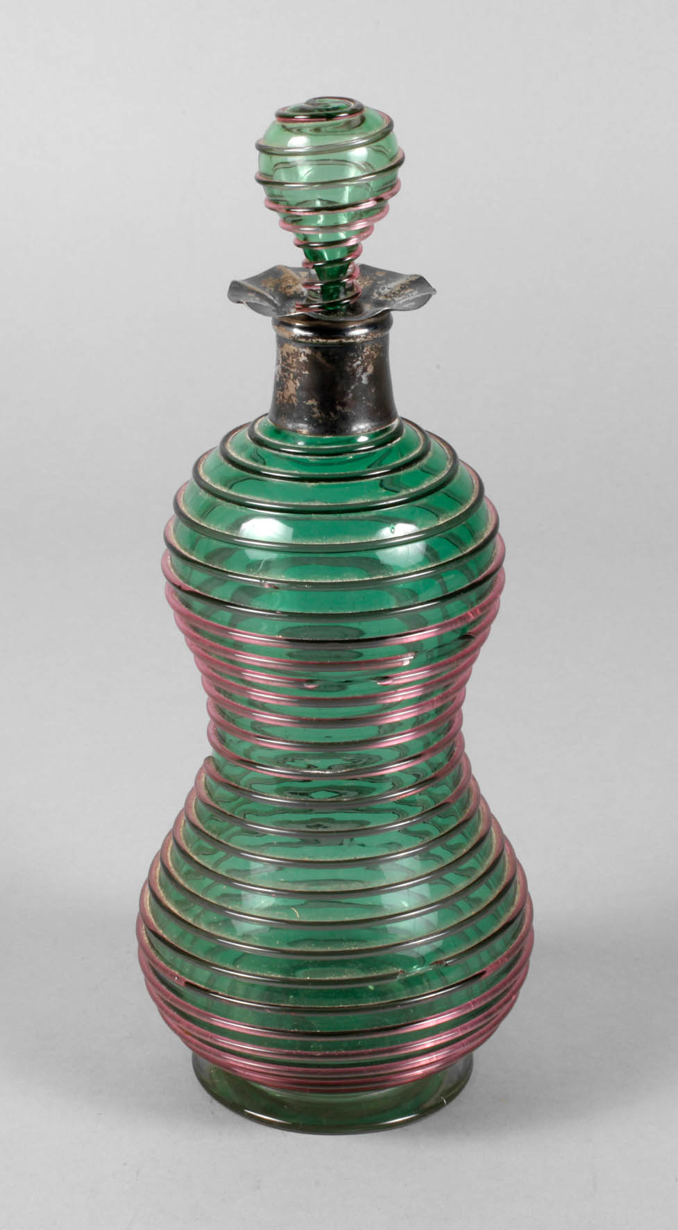 Karaffe England mit Silbermontierung