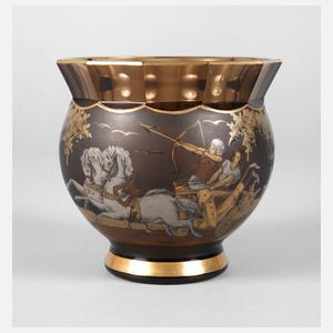 Vase mit Emailmalerei