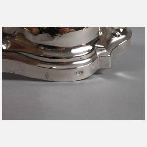 Paar barocke Silberleuchter Augsburg