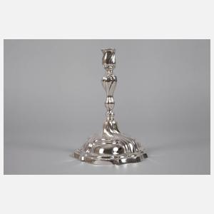 Paar barocke Silberleuchter Augsburg