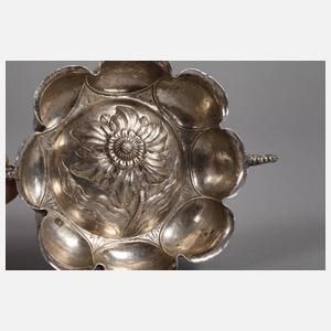 Silber Weinprobierschale 1676