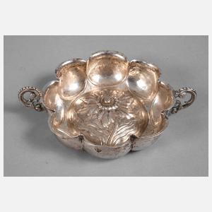 Silber Weinprobierschale 1676