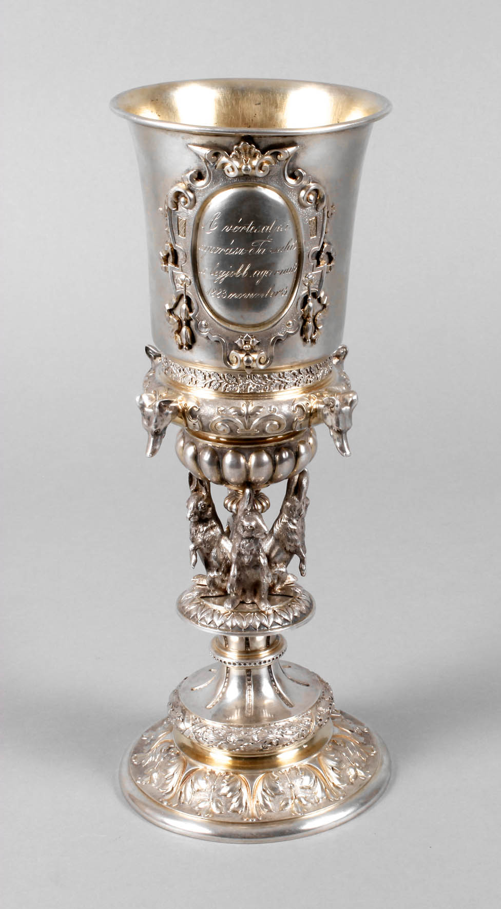Jagdlicher Silberpokal 1883