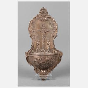 Kleines Weihwasserbecken Silber