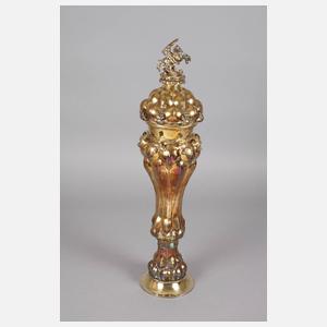 Übergroßer Prunkpokal Georg der Drachentöter