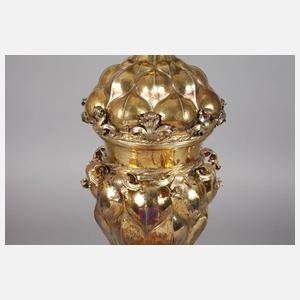 Übergroßer Prunkpokal Georg der Drachentöter