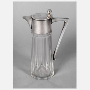 Karaffe mit Silbermontierung