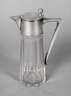 Karaffe mit Silbermontierung