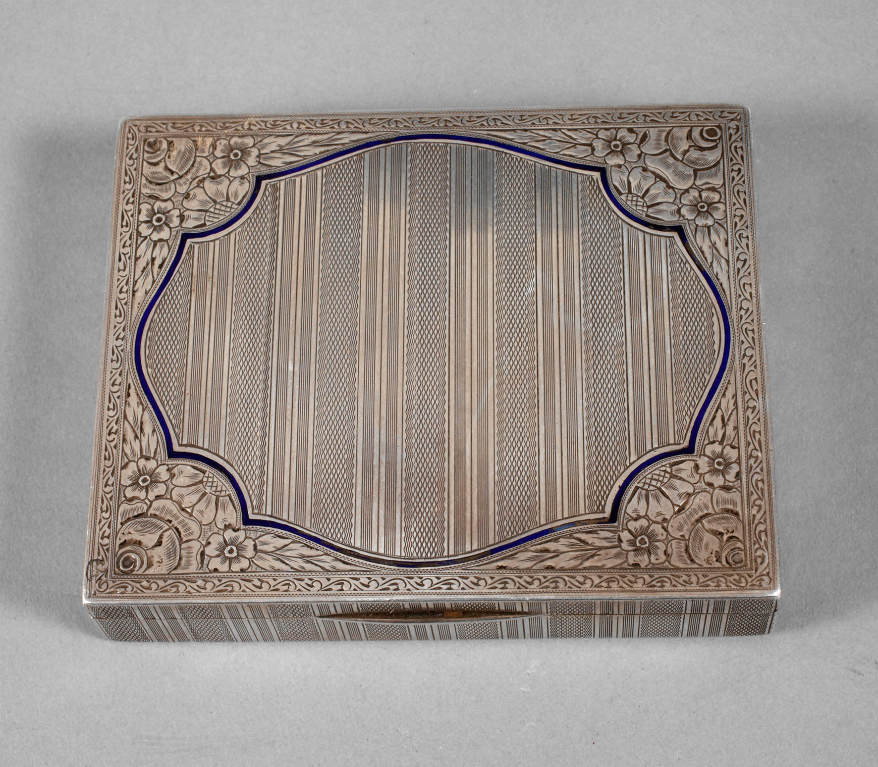 Zigarettendose Silber