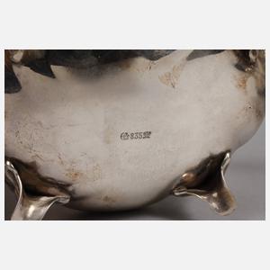 Silber Teekanne und Zuckerdose