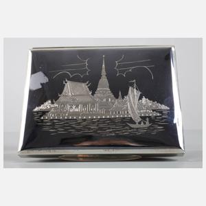 Silber Zigarettendose