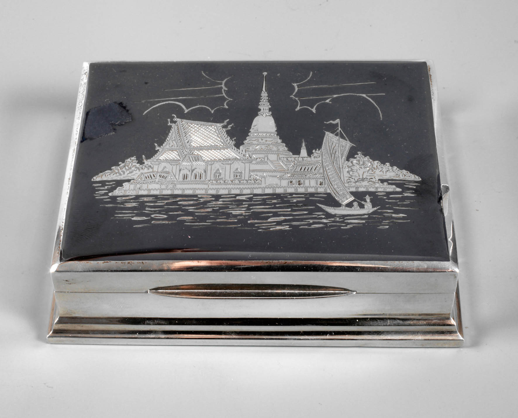 Silber Zigarettendose