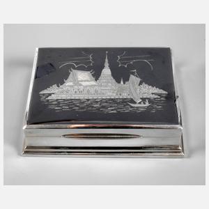 Silber Zigarettendose
