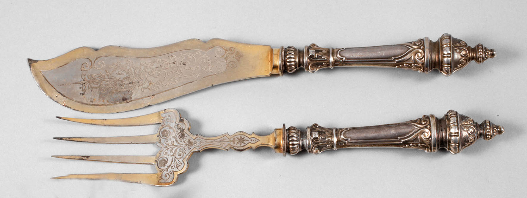 Fischvorlegebesteck und Spaghettiheber