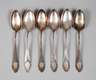 Sechs Teelöffel Silber