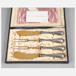 Silber Vorlegebesteck im Etui