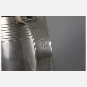 Konischer Zinnkrug Biedermeier