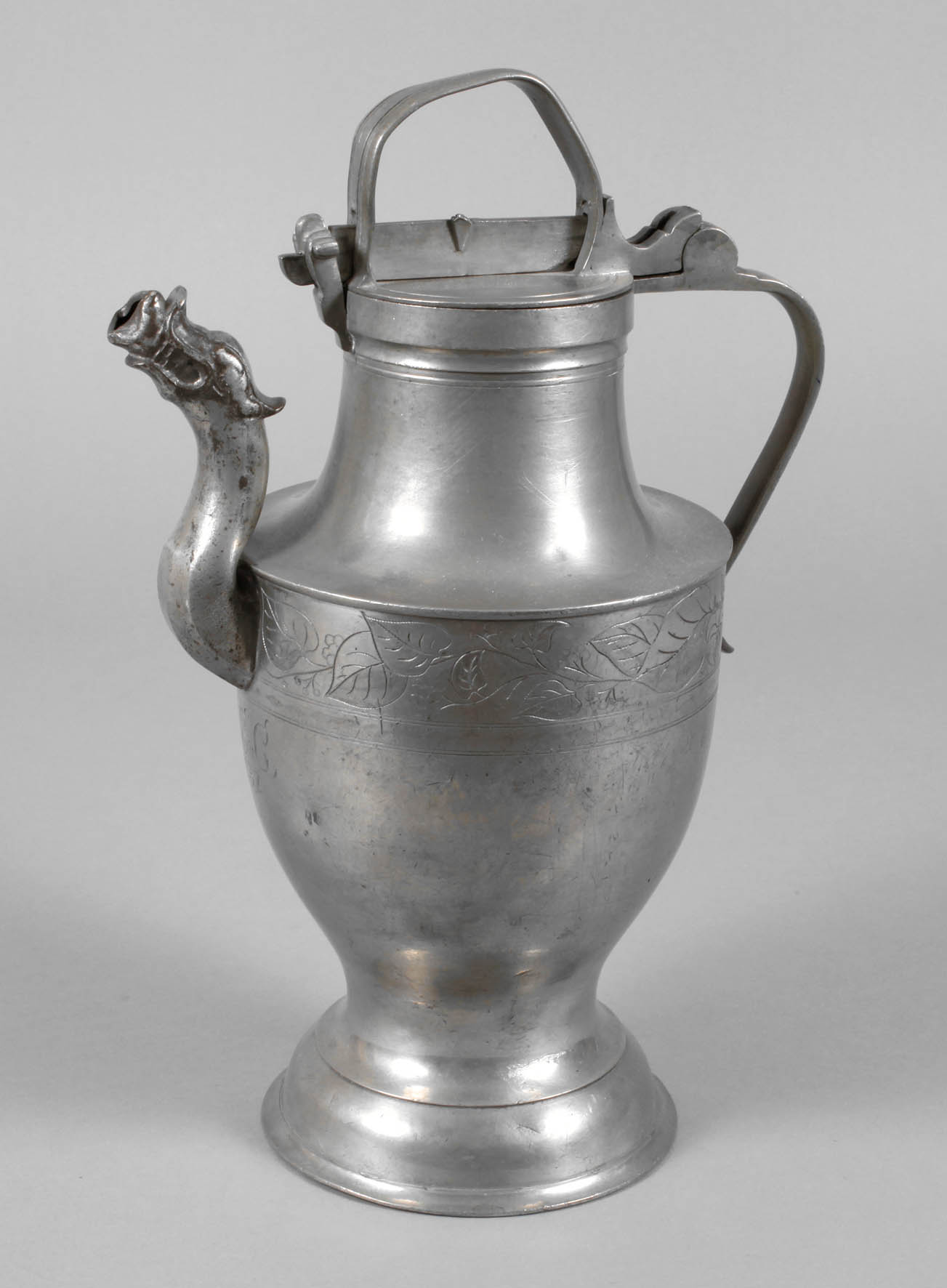 Zinnriegelkanne aus Plauen