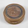 Frankreich Messingdose mit Plakette