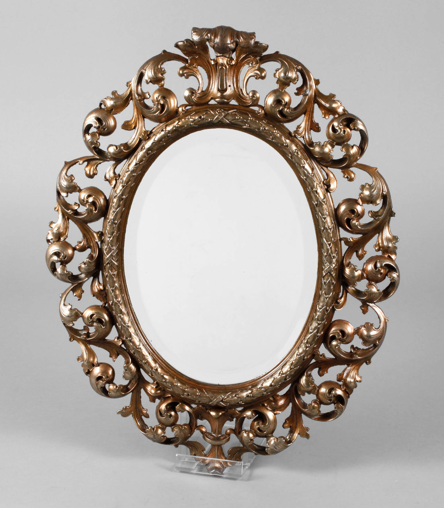 Großer Wandspiegel Eisenwerk Lauchhammer