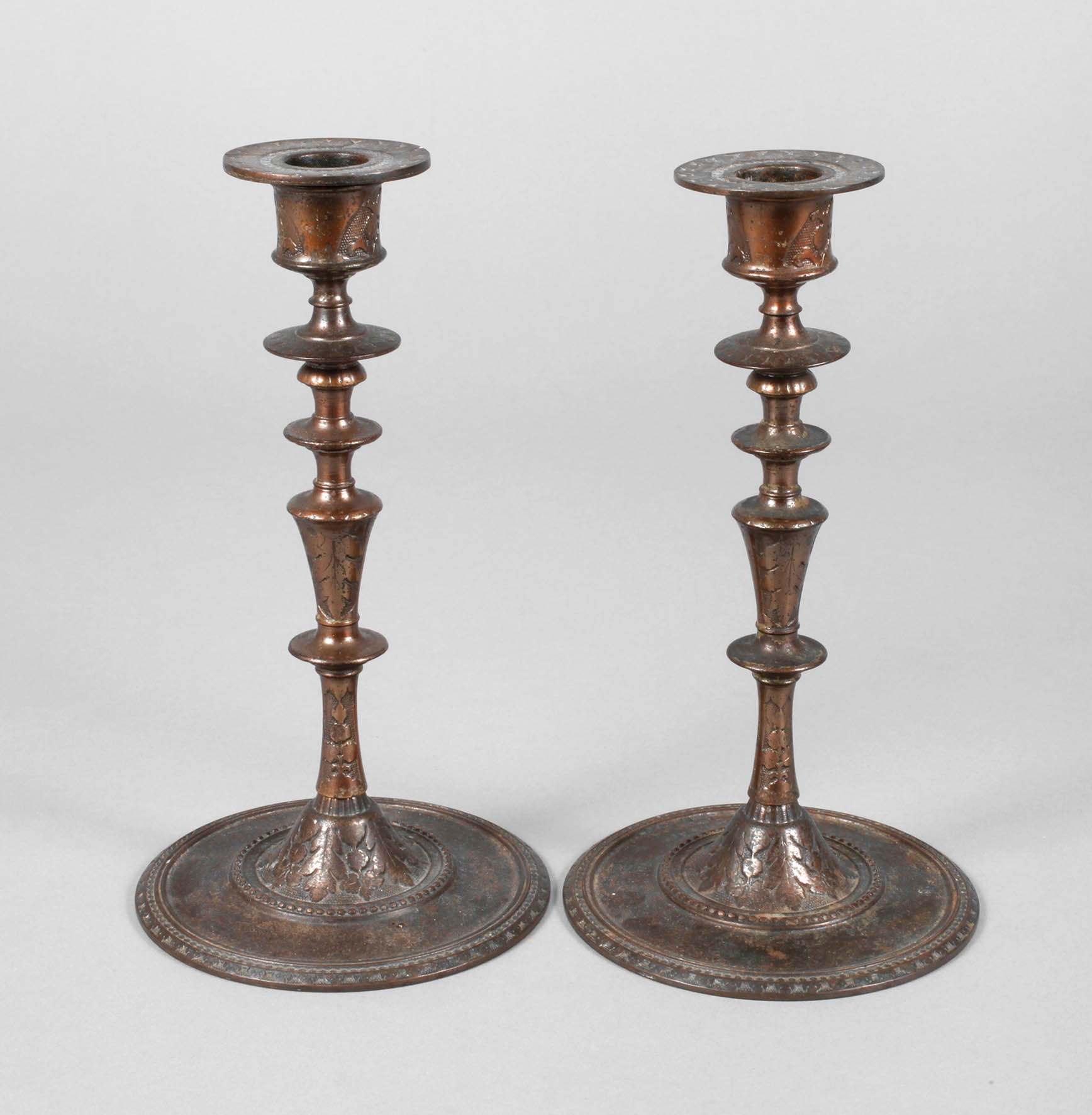 Zwei Eisenleuchter Zimmermann Hanau