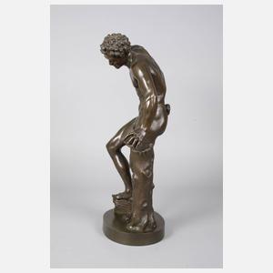 Musizierender Faun mit Zimbeln