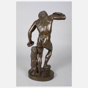 Musizierender Faun mit Zimbeln