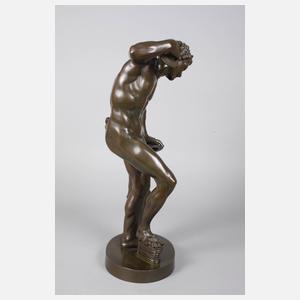 Musizierender Faun mit Zimbeln