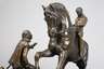 Bronze Figurengruppe mit Pferd