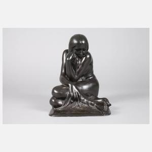 Hans Dietzsch-Sachsenhausen, Kauerndes Mädchen