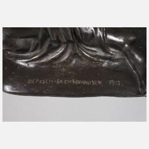 Hans Dietzsch-Sachsenhausen, Kauerndes Mädchen