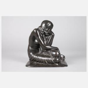 Hans Dietzsch-Sachsenhausen, Kauerndes Mädchen