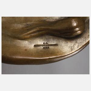 Albert Rothmund Bronzeplakette ”Schlafende”