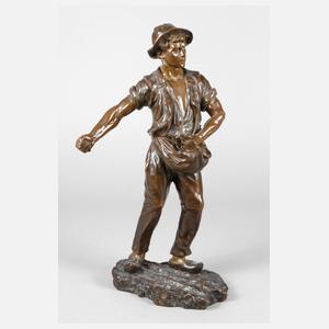 Georges Omerth, Bauer bei der Saat