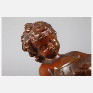 Auguste Louis Moreau, Putto mit Helm