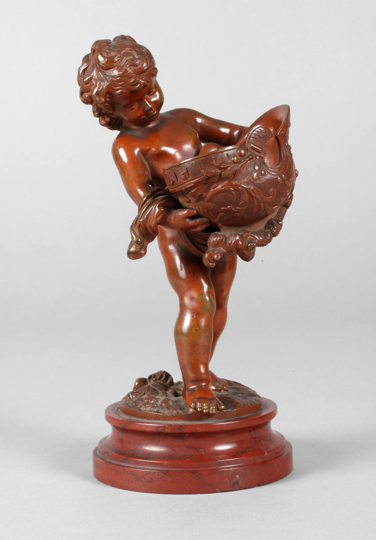 Auguste Louis Moreau, Putto mit Helm