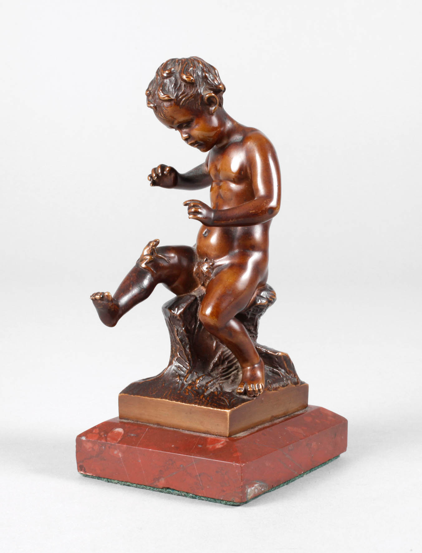 Edmund Gomansky, Putto und Frosch