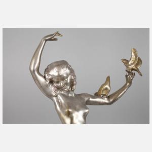 Marcel-André Bouraine, Tänzerin mit Tauben