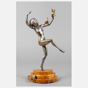 Marcel-André Bouraine, Tänzerin mit Tauben