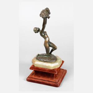 J. M. Michel, Mädchenakt mit Blumenbukett