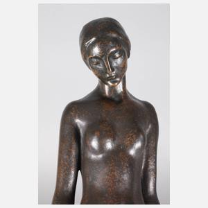 Monogrammist K.B., stehender Mädchenakt