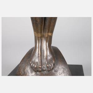 Monogrammist K.B., stehender Mädchenakt