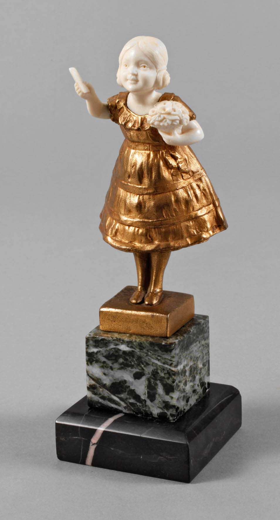 Franz Peleska, Chryselephantin, kleine Gratulantin