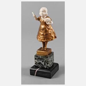 Franz Peleska, Chryselephantin, kleine Gratulantin