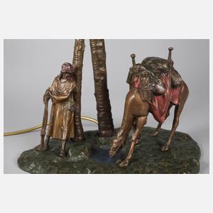 Figürliche Tischlampe Argentor-Werke Rust & Hetzel