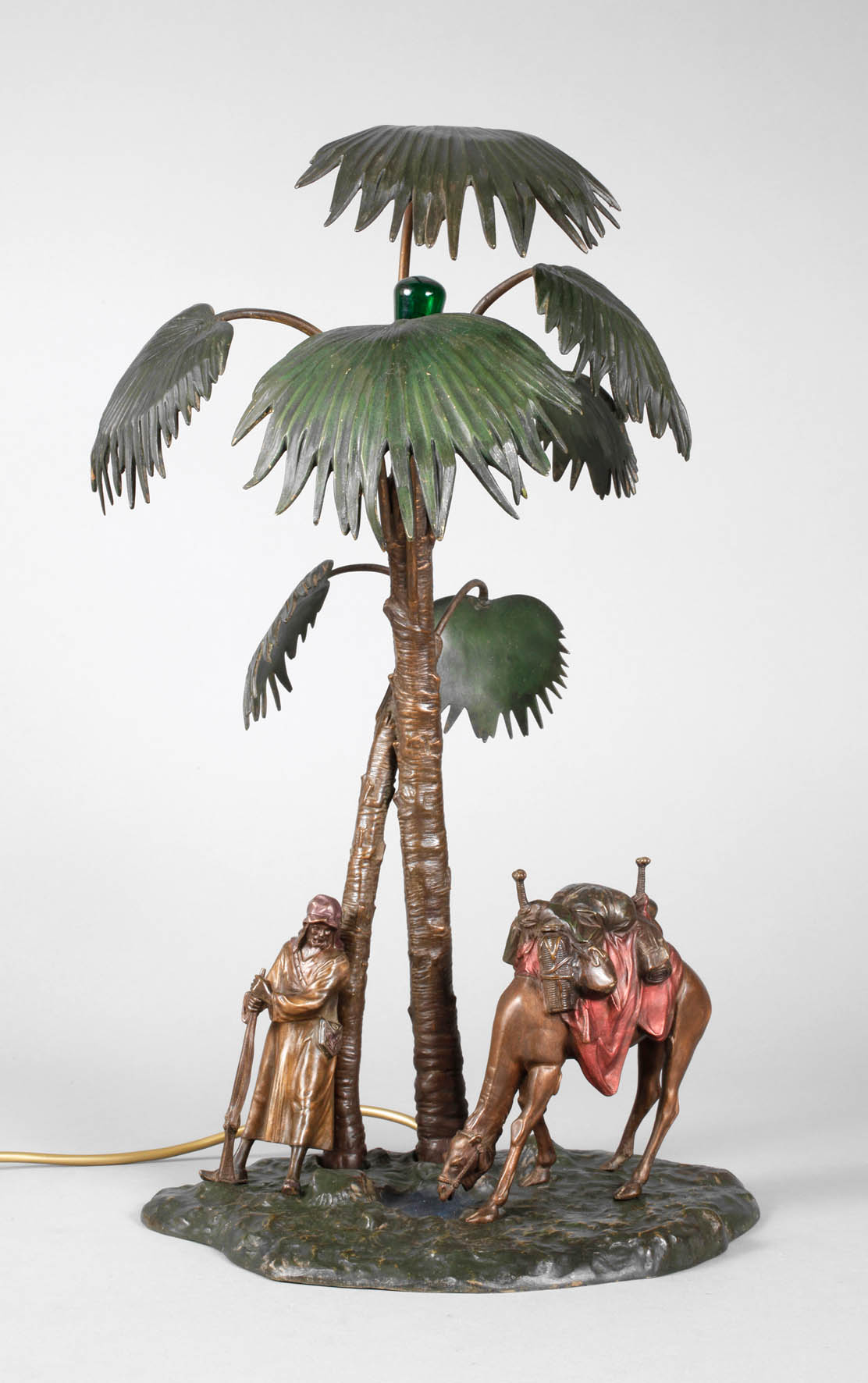 Figürliche Tischlampe Argentor-Werke Rust & Hetzel