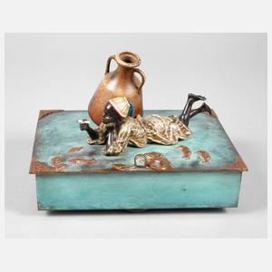 Wiener Bronze rauchender Orientale