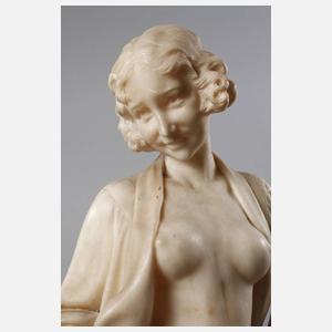 Mädchenhalbakt Alabaster