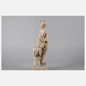 Mädchenhalbakt Alabaster